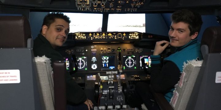 Pilotando en el simulador de Cinetic Plus