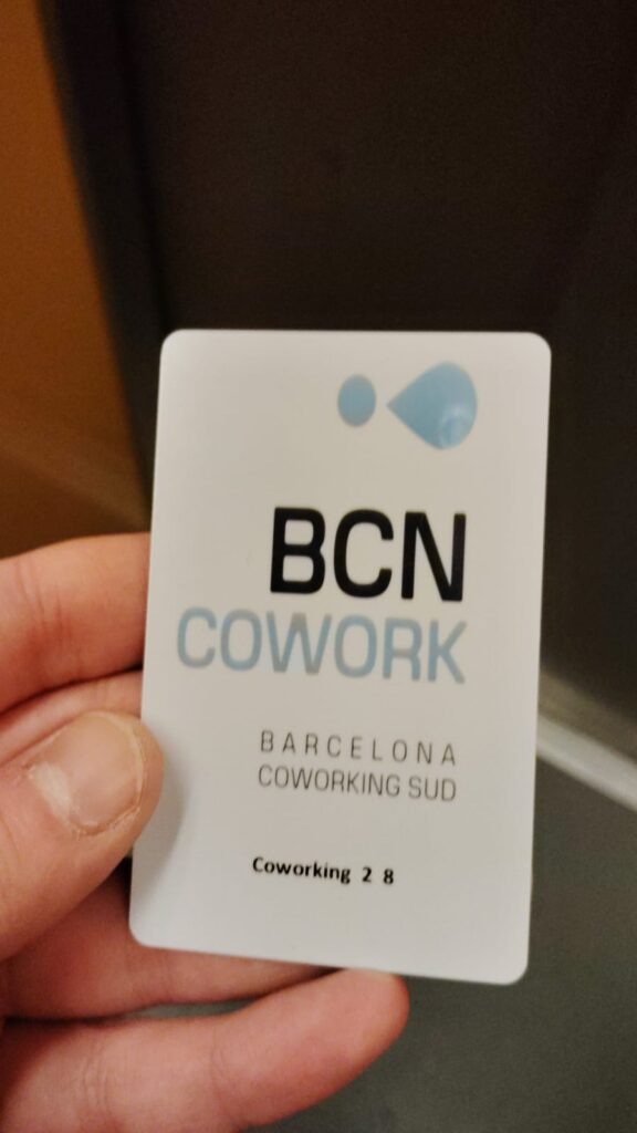 tarjeta acceso coworking